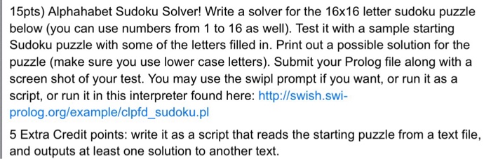  How do I do this in prolog? How would I out