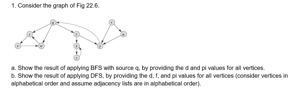  u. (PI)- predecessor vertex u.d (d) - timestamp when the vertex