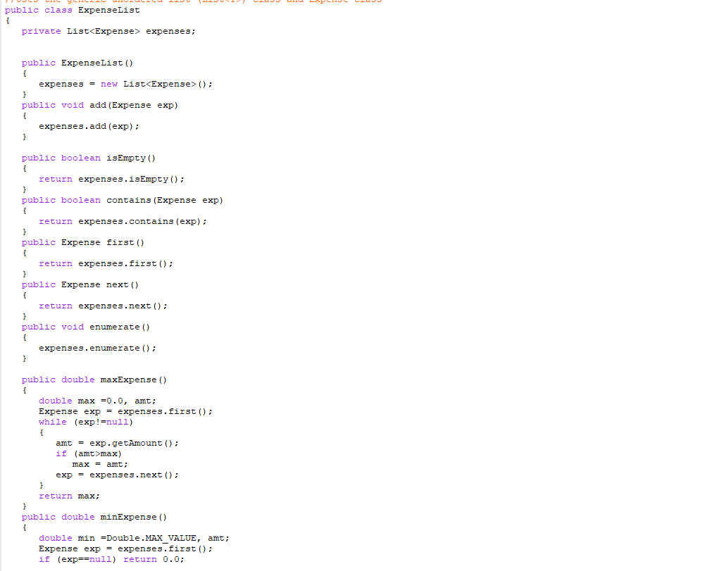 program have some part code is and the text file is look
