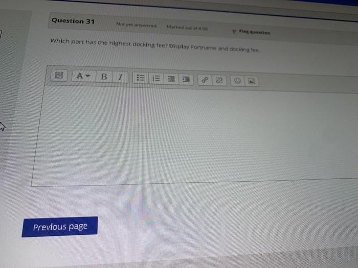 Pty State Postcode PCountry VISIT CSS Porti VisitOrder PORT [PortId PortNar PartCounter