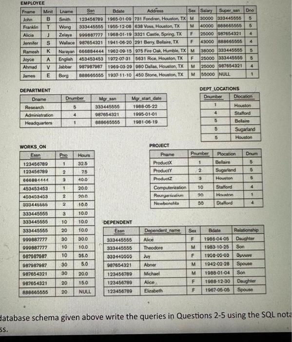 last name of the emloyee. Hint: Use inner query with IN or
