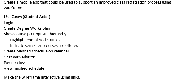  Create a mobile app that could be used to support an