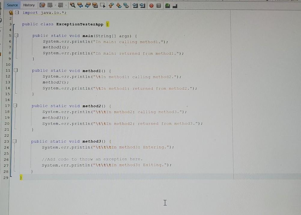 found here on chegg. Exercise 16-1 Throw and catch In this exercise,