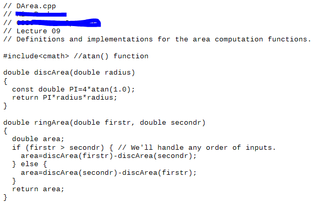 DWallVol.cpp, Prog07.cpp) which computes the volume of the structural wall of a