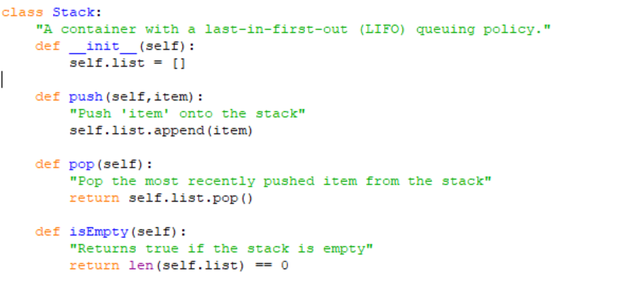 I'm fairly new to Python and had a question on the push