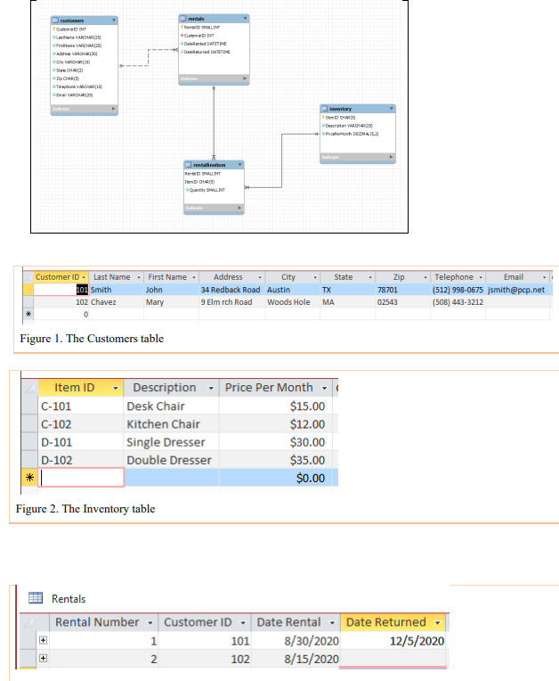 MYSQL: Setting up a relational database to create tables. Create database and