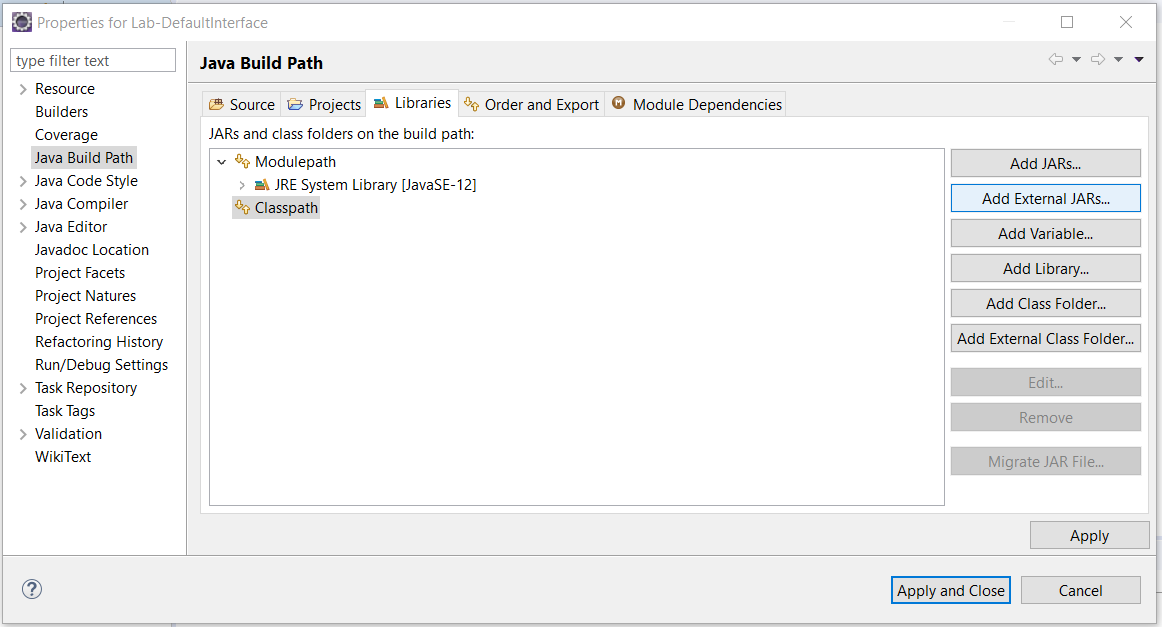 > New > Java Project. Also download and unzip(Extract all) the Packagers