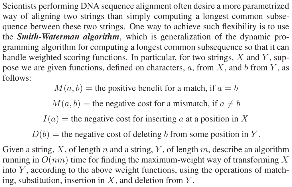 Please use Java Scientists performing DNA sequence alignment often desire a more