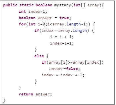 JAVA A common assumption when doing a analysis is that you can