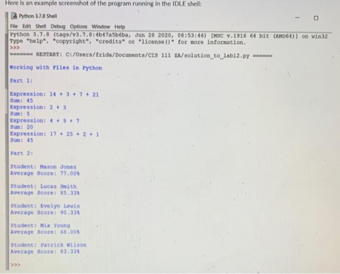 Part 1 Use Notepadt+ to create a new text file called expr.txt.
