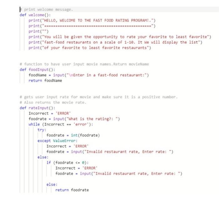  I'm having a problem figuring out what the error is and