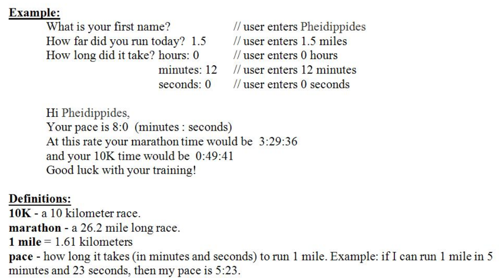 Using java: Please don't include methods in program. I am a beginner