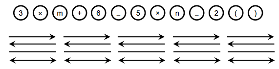 Use the following algebraic expression for this problem. You may copy/paste/move/resize the