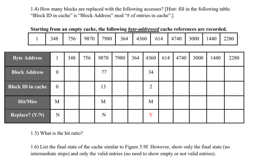 32-bit address, the following bits of the address are used to access
