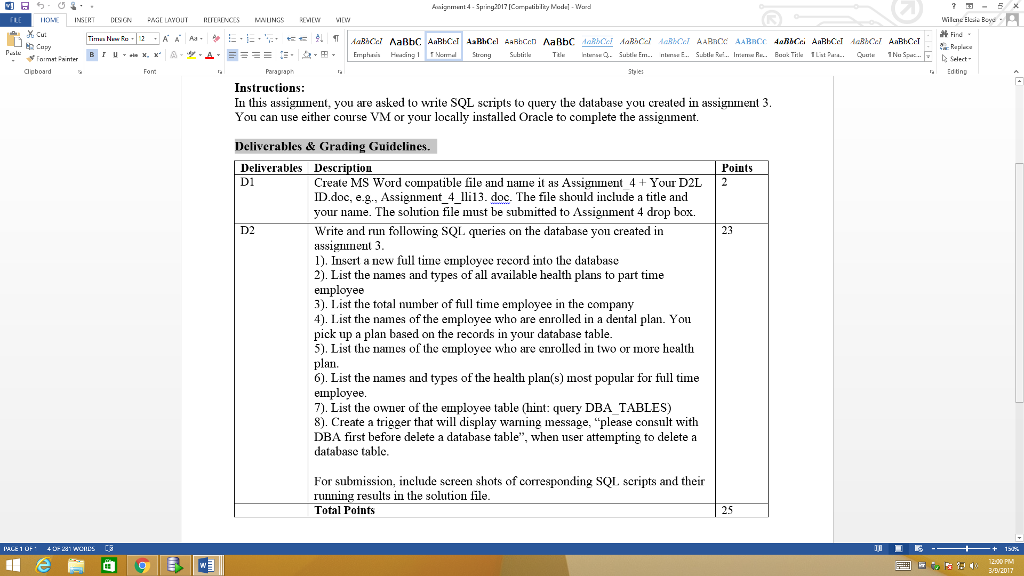 the code for Assignment number 4. Is it possible for someone to