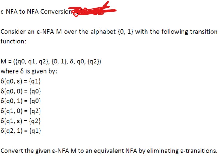  -NFA to NFA Conversion 