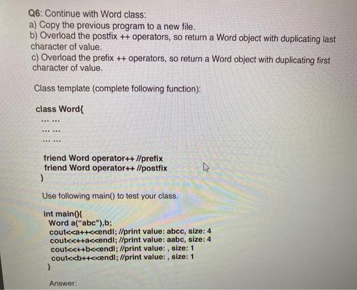 with auto conversion. d) Overload the operator friend bool operator> friend bool