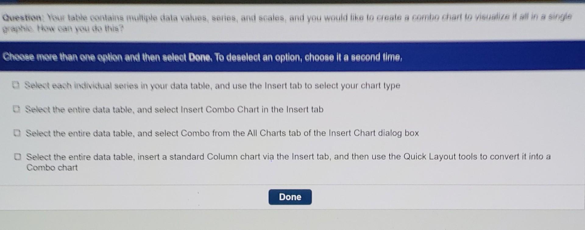 Question you tatile contains multiple data values, series, and scales, and