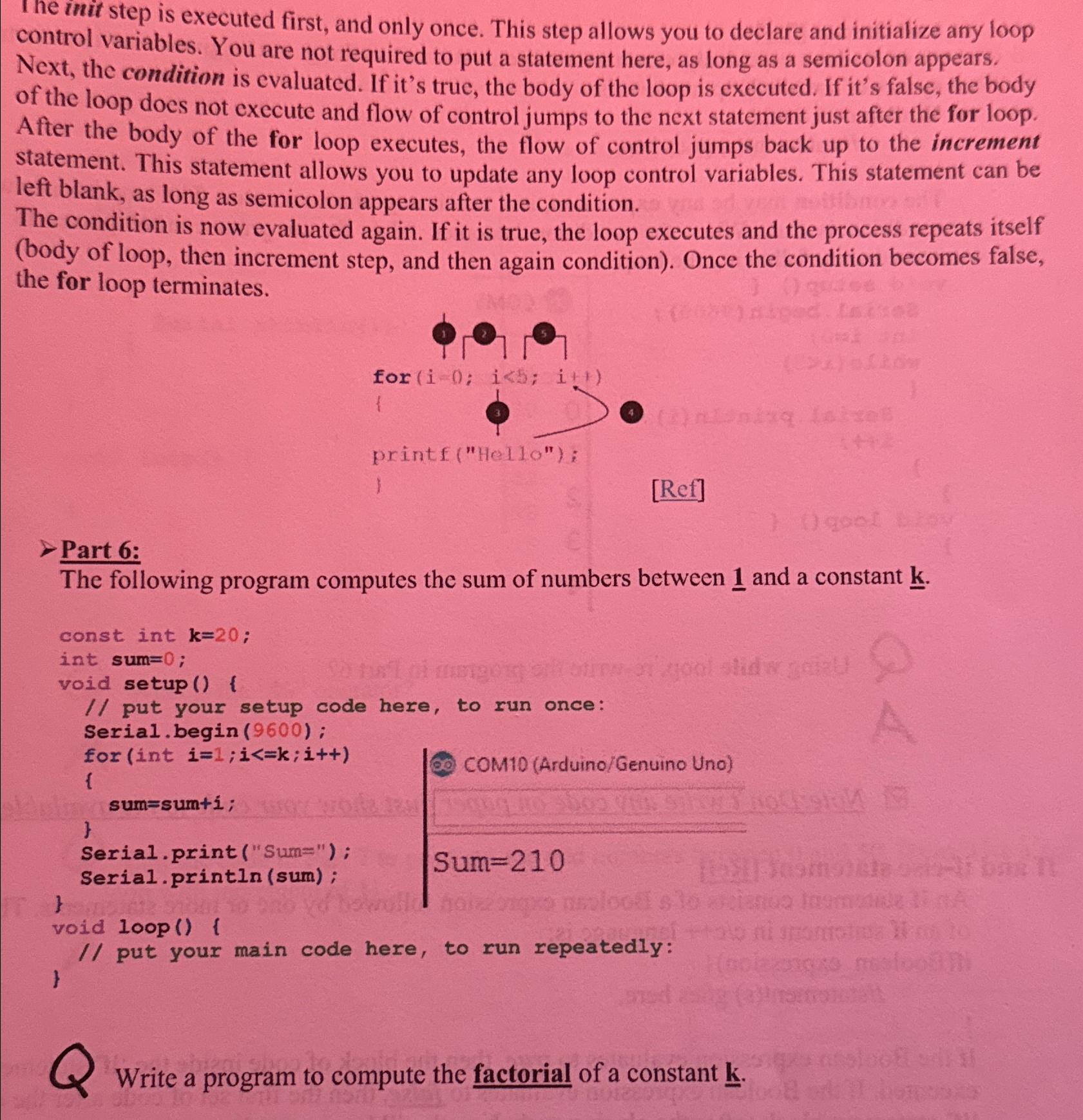  The mit step is executed first, and only once. This step