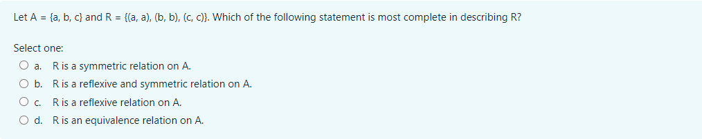 O a. 8 O b. 15. O c. 11 O d. 14