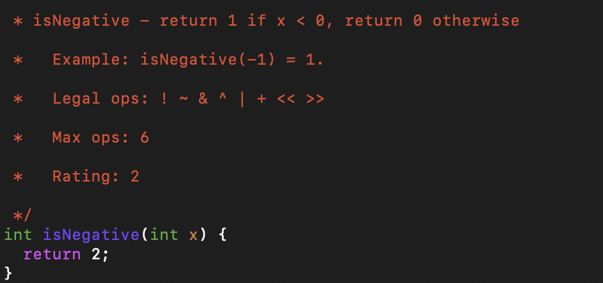  Please, complete each function skeleton using only straightline code for the