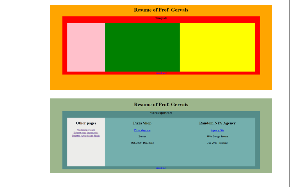 HTML AND CSS CODE For this assignment we will implement what we