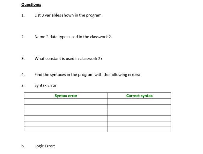 the C++ program below in calculating the volume of a cone with