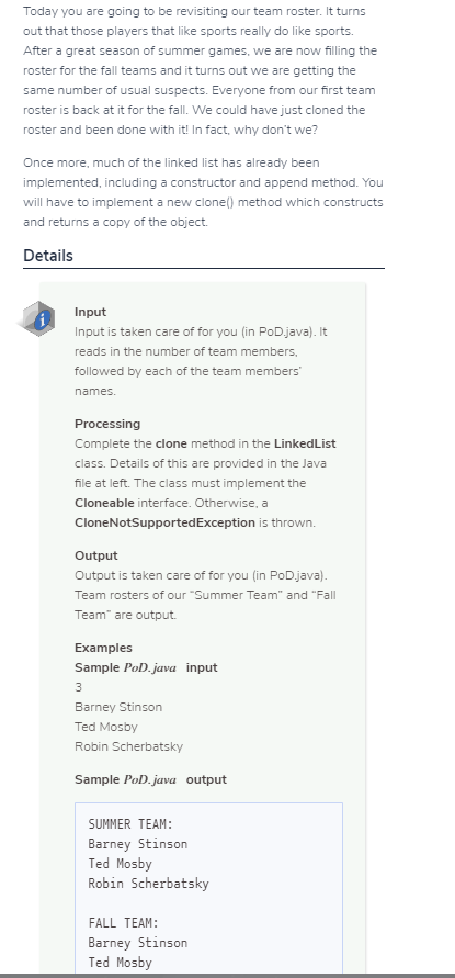  import java.util.Scanner; public class PoD { public static void main( String