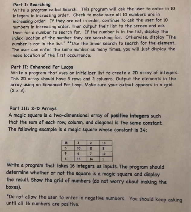  PLEASE DO ACTIVITY 1 and 2. Use java and folllow the