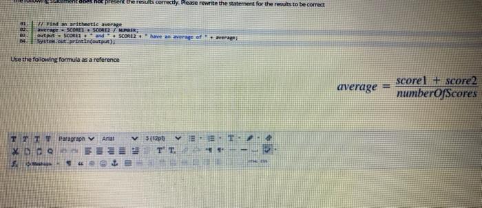 reserved word final is used prior to the declaration of a variable.