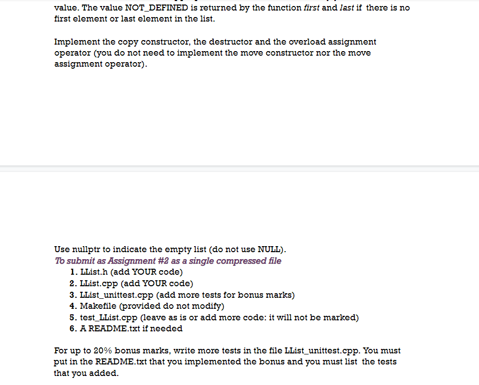 with Brightspace at 11:50pm on Wednesday January 27 Read in the textbook