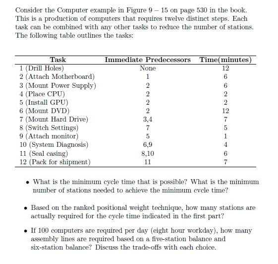  Consider the Computer example in Figure 9- 15 on page 530