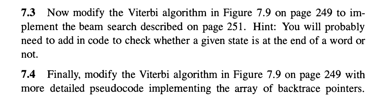 here is figure 7.9 down below 7.3 Now modify the Viterbi