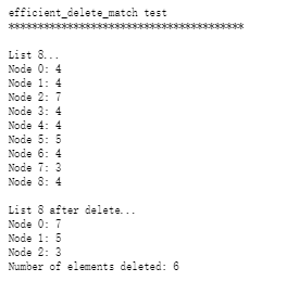num_deleted (a pass-by-reference parameter). The function should return a pointer to the