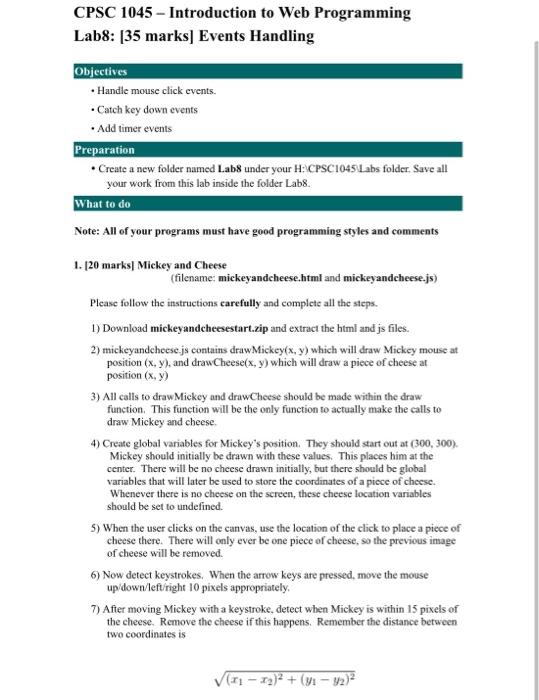 try easy method add events use java script to make game mouse