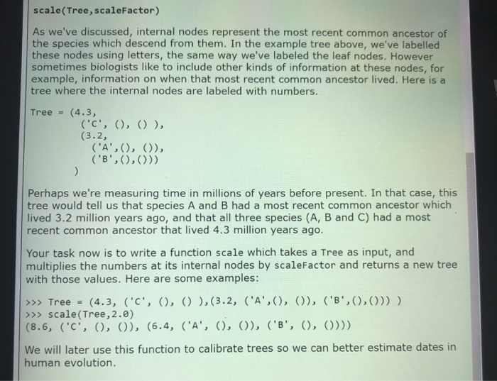 can cut- and-paste this into your homework file. Goodies = ( "X",