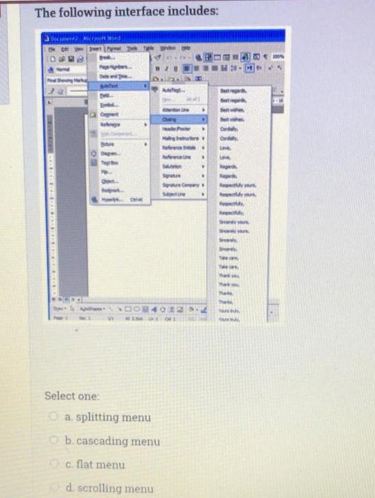 Human computer interaction The following interface includes: BC . DOBNO 11