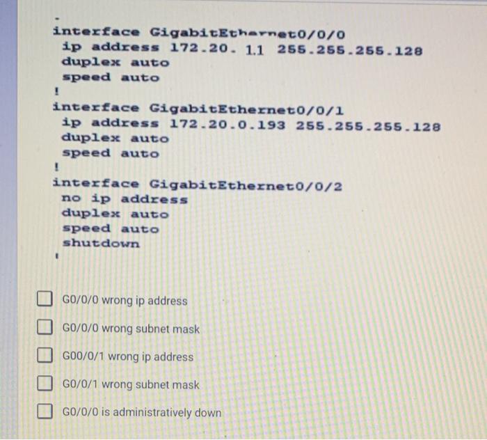 network 172.16.1200 21 1. What is the subnet mask for the initial