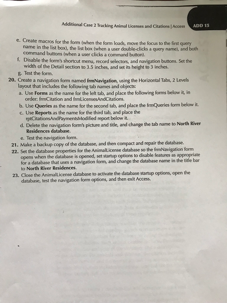 residents. Residents must purchase licenses for their pets, and North River Residences