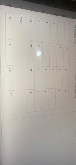 that accepts two parameters M1:a matrix of size 6x4 elements of type
