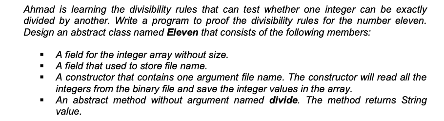  Pls help to write it in java, thank you! Ahmad is