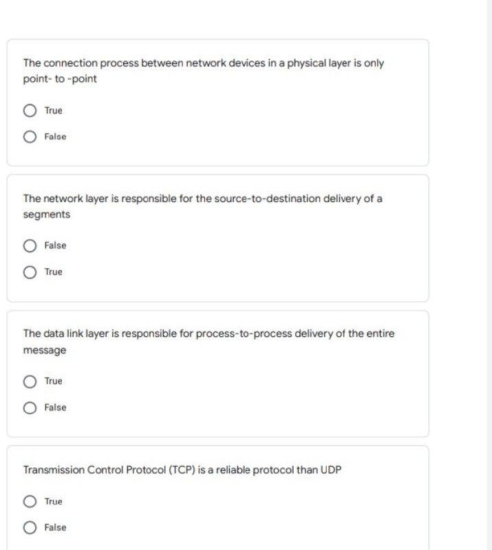  The connection process between network devices in a physical layer is