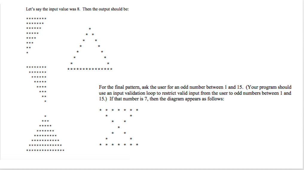 Write a program that asks the user to enter an integer between