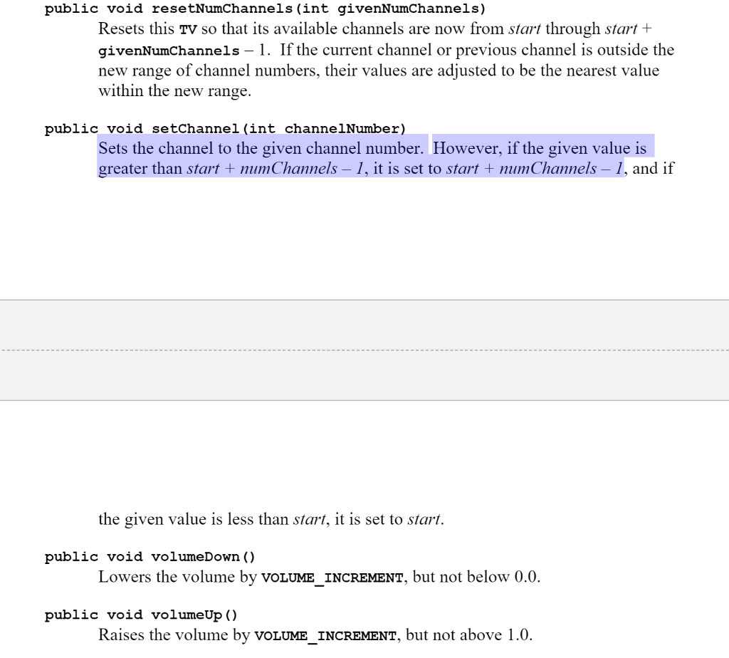 to 1.0. The possible range of channels is determined by two parameters