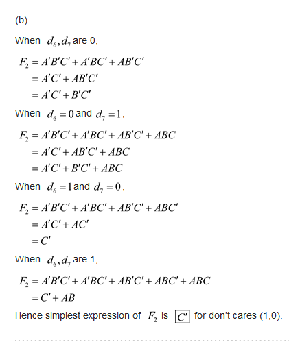+ ABC to A'C' + B'C' + ABC and I do not