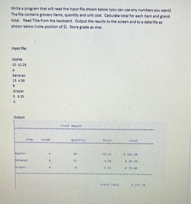  ASAP I want code in java with given variables name apple