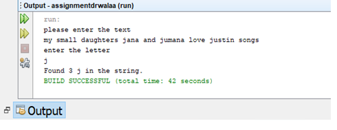 Write and run a java program that steps through a string, and