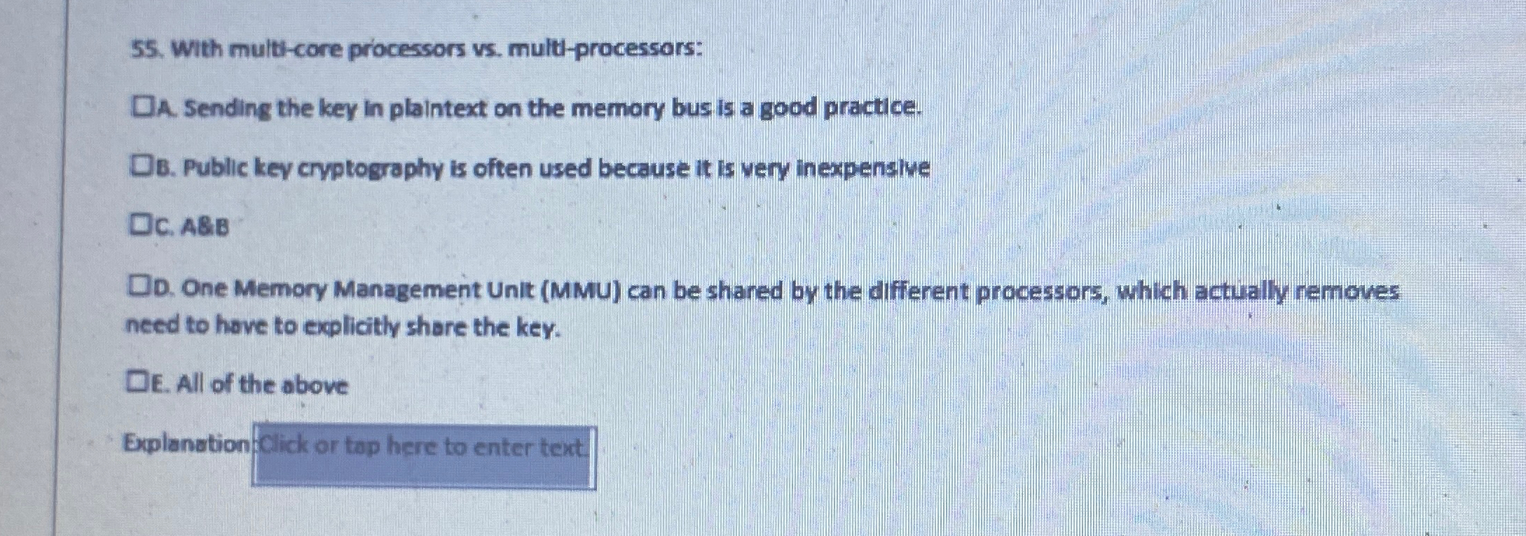  I know answer please provide correct explanation with answer t 