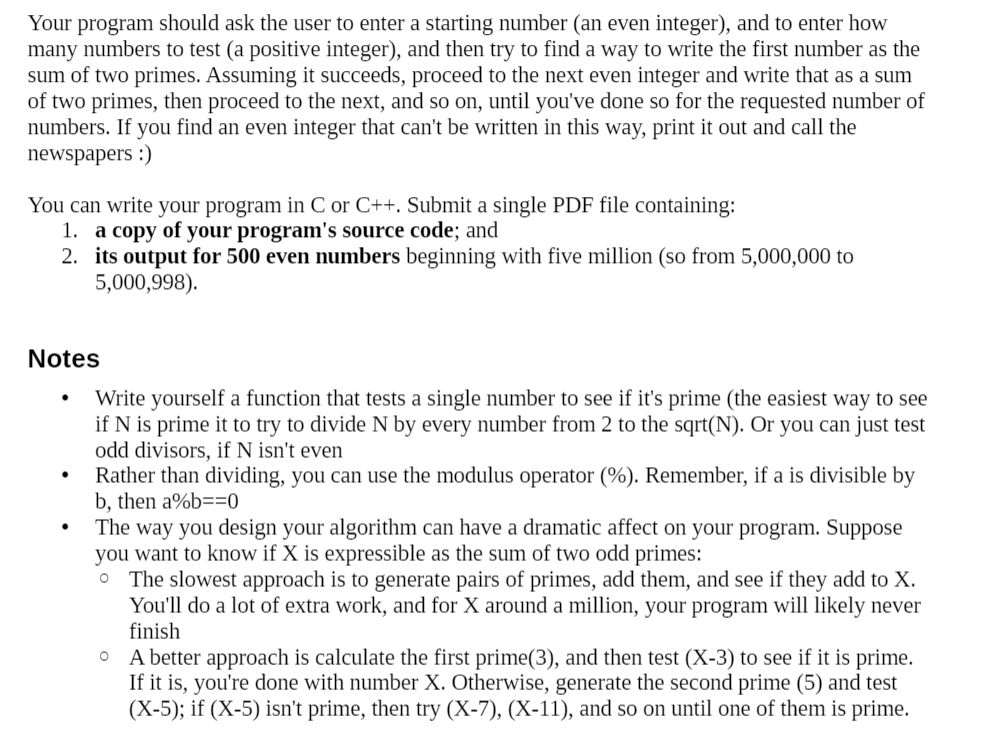  Your program should ask the user to enter a starting number