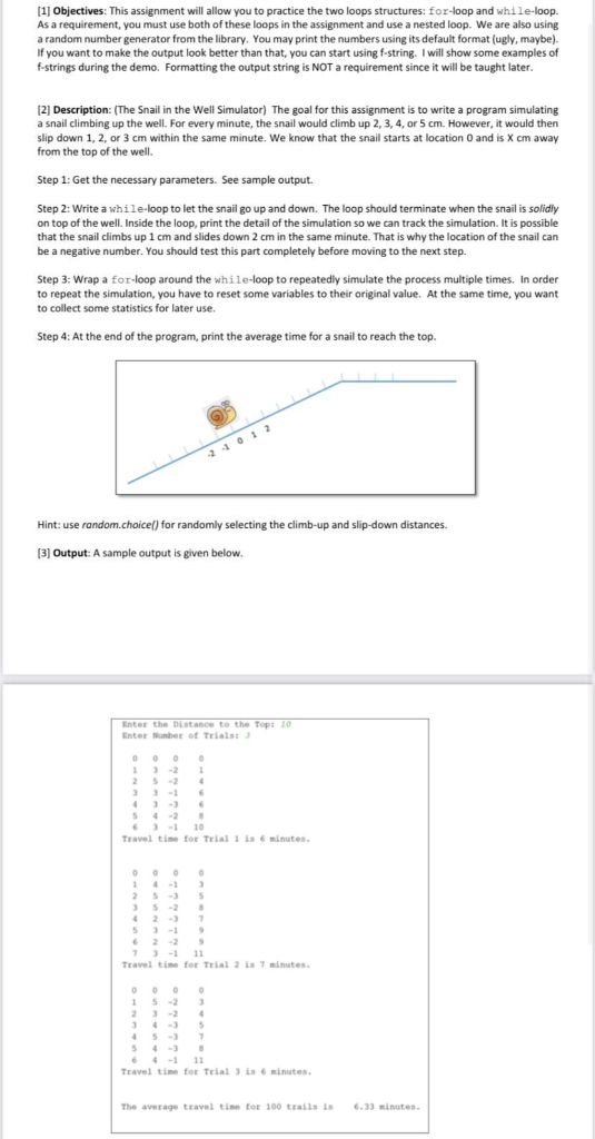  [1] Objectives: This assignment will allow you to practice the two
